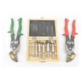 wisss Aviation Snips &  Forstner Bit Set