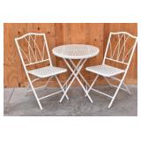 (3pc) Metal Bistro Patio Set