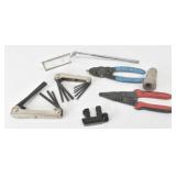 Tools: Wire Crimper Stripper, Snap Ring Pliers...