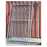 3 Chain Link Fence Panels - 8