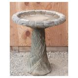 (2pc) Concrete Bird Bath