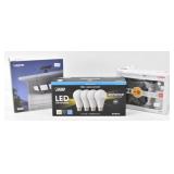 Lepro Solar Security Lights. 100 Lumen LED Bulbs