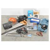 Bargain Lot: Hand Saws, Drill, Staple Gun...