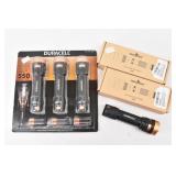 (6) New LED Flashlights - Duracell & Peet Pen