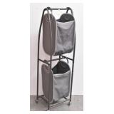 Neat Freak 2 Tier Rolling Vertical Laundry Rack
