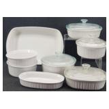 (8pcs) French White Corning Ware