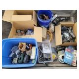 Assorted Screws, Parts, Paint Brushes  Extension