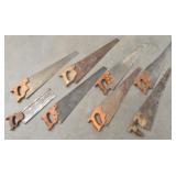 (8) Various Hand Saws