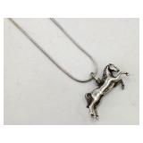 Mexico .925 Sterling Horse Necklace - 11.84 g