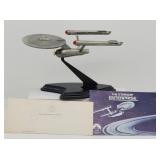 Franklin Mint USS Starship  Enterprise1998 Pewter