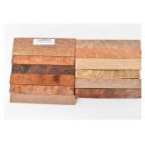 (13 ct.) Fancy Exotic Wood Pen Blanks: Burl