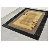 Royalty Black-Blue Turkish Area Rug