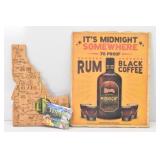 IDAHO Bamboo Serving Board Laser Etched &