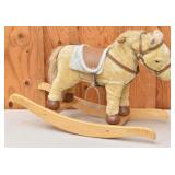 Chrisa Playful Plush Rocking Horse w/ Sound
