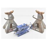 (2) Jack Stands & A Scissor Jack