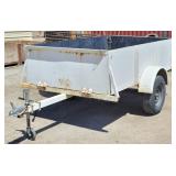 Steel Utility Trailer Single Axle 12