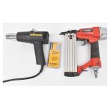 Husky Pneumatic Brad Nailer & Wagner Heat Gun...