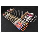 (24) Arrows: (12) Easton Arrows + (12) Fiberglass