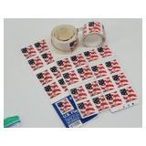 (196 +/-) 2002 US FLAG 37 Cent Stamps $72FV