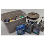 Large Tub of Various Oils: Transfer Case...