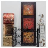 Decor: Nana, Bless Our Home, Wine Rack, ...