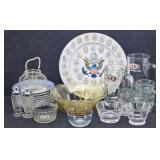 Collectible Glassware: A&W Mugs, Salt Pepper...
