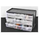 Pen Building Supplies w/ 9 Drawer Organizer