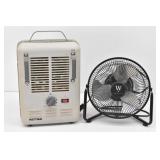 Patton Heater & Small Electric Fan