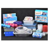 Large Lot of Kitchen Food Containers & Mr Clean...
