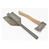 Folding Camp Shovel & Hatchet