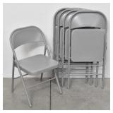 (5) Metal Folding Chairs