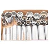 Sockets 1/2" Drive, 12 Point, Deep Well