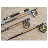 (4) Fishing Rods & 3 Reels