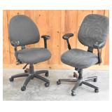 (2) Office Chairs with Arm Rests