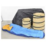 Down Mummy, (2) Waste Baskets, ATV Cover