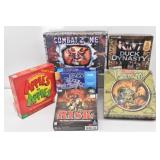 (5) Board Games: Duck Dynasty, Combat Zone, Bingo