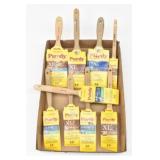 (9) Purdy Paint Brushes 1", 2", 2.5", 3"