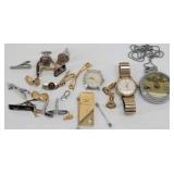 Watches, Cuff Links, Tie Clips