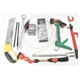 Watering Wand, Sprayer Nozzle, Caulk Gun...