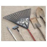 Shovel, Rakes & Hoe