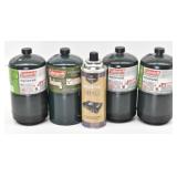 (4) Coleman Propane Bottles, 1 Butane*