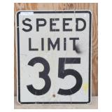 SPEED LIMIT 35 Sign 24' x 30'