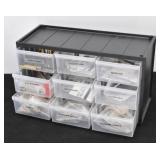 Pen Building Supplies w/ 9 Drawer Organizer