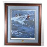 ON THE RISE - CANVASBACKS Print by Daniel Smith