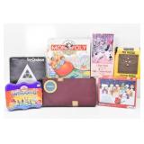 Games Lot: Monopoly, Scrabble, WhooNu,