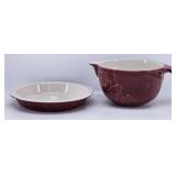 Pfaltzgraff  Batter Bowl  & 10" Pie Plate