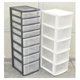 (2) Plastic Drawers Organizers: Gracious Living...