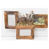 Wall Decor Rustic Moose Picture Frame Rivers Edge