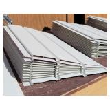 (40) 28in White Aluminum Soffit Panels