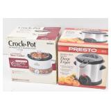 RIVAL Crock Pot & Presto Deep Fryer NIB